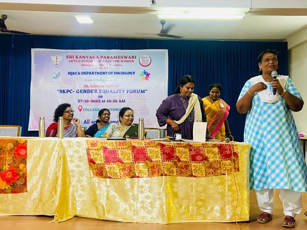 Students participating in event